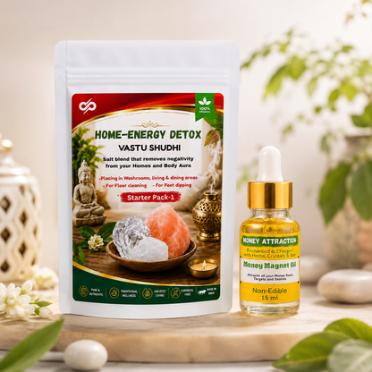 Home Energy & Prosperity Pack – Money Magnet Oil & Home Energy Detox