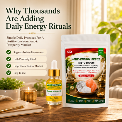 Home Energy & Prosperity Pack – Money Magnet Oil & Home Energy Detox