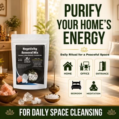 Complete Negativity Protection Tool, Negativity removal Mixture & Oil | Indoor & Outdoor Daily Protection Ritual