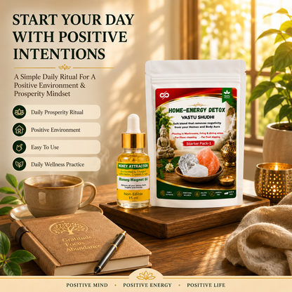 Home Energy & Prosperity Pack – Money Magnet Oil & Home Energy Detox