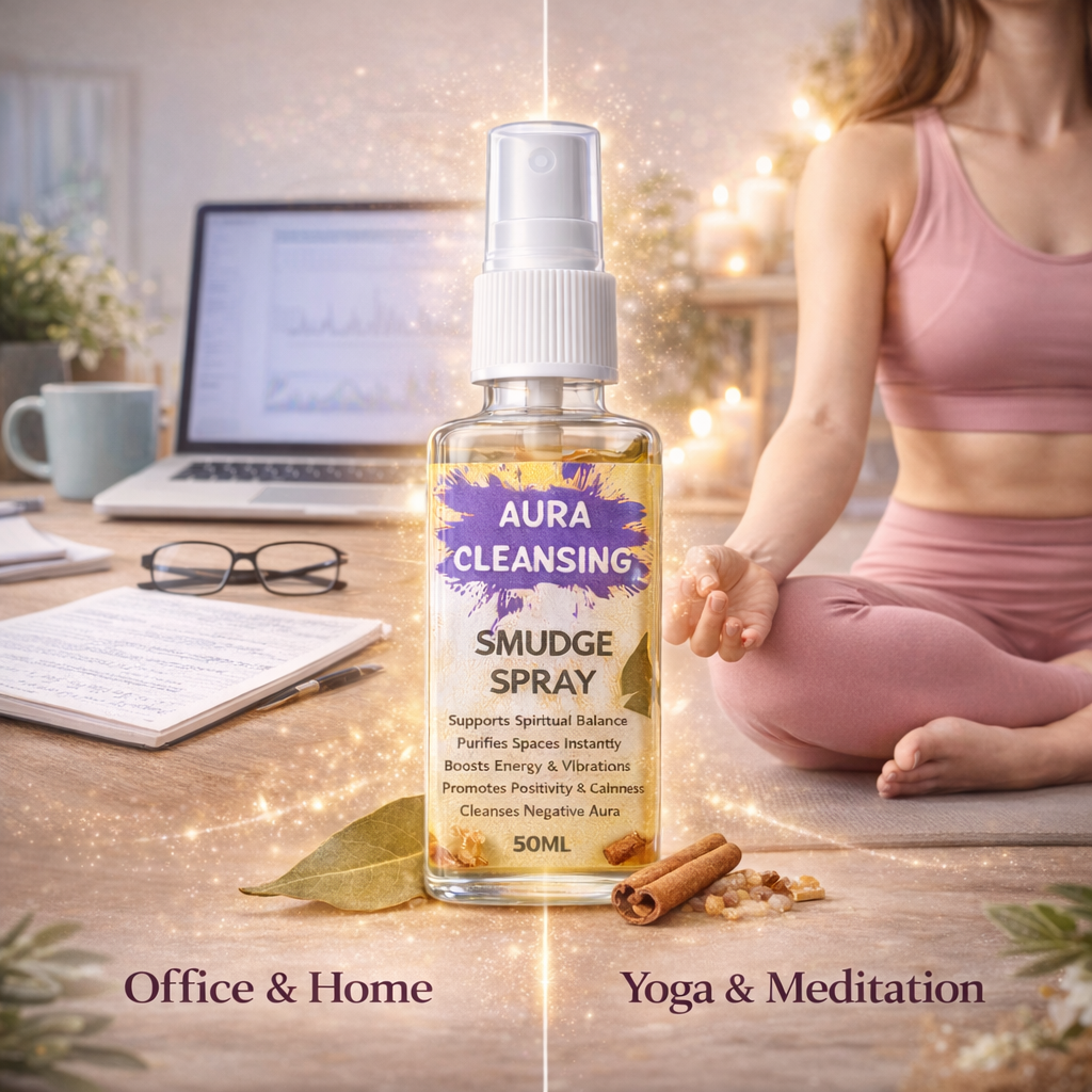 Aura Cleansing Spray – Water-Based Herbal Smudge Spray for Aura & Space Purification
