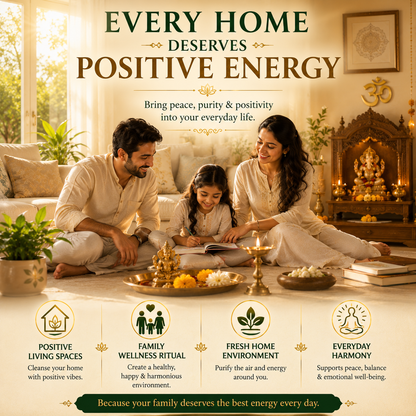 Instant Aura Detox Agni Shuddhi Smudge Pack | Traditional Aura Cleansing & Space Purification Blend | Home, Office, Pooja, Yoga & Meditation Use | Daily Wellness Ritual | 50gm