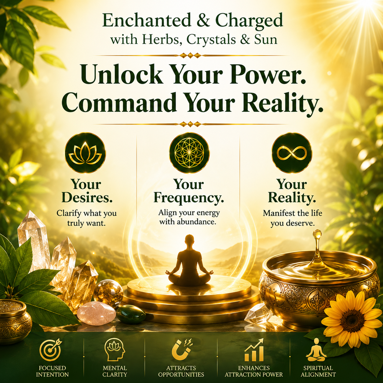 Money Magnet Oil – Charged & Enchanted Oil to Attract Wealth, Luck & Abundance | 12ml