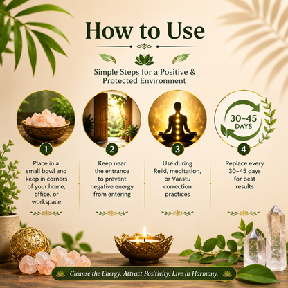 Negativity Removal Mixture – Natural ingredients for Office, Vaastu & Reiki