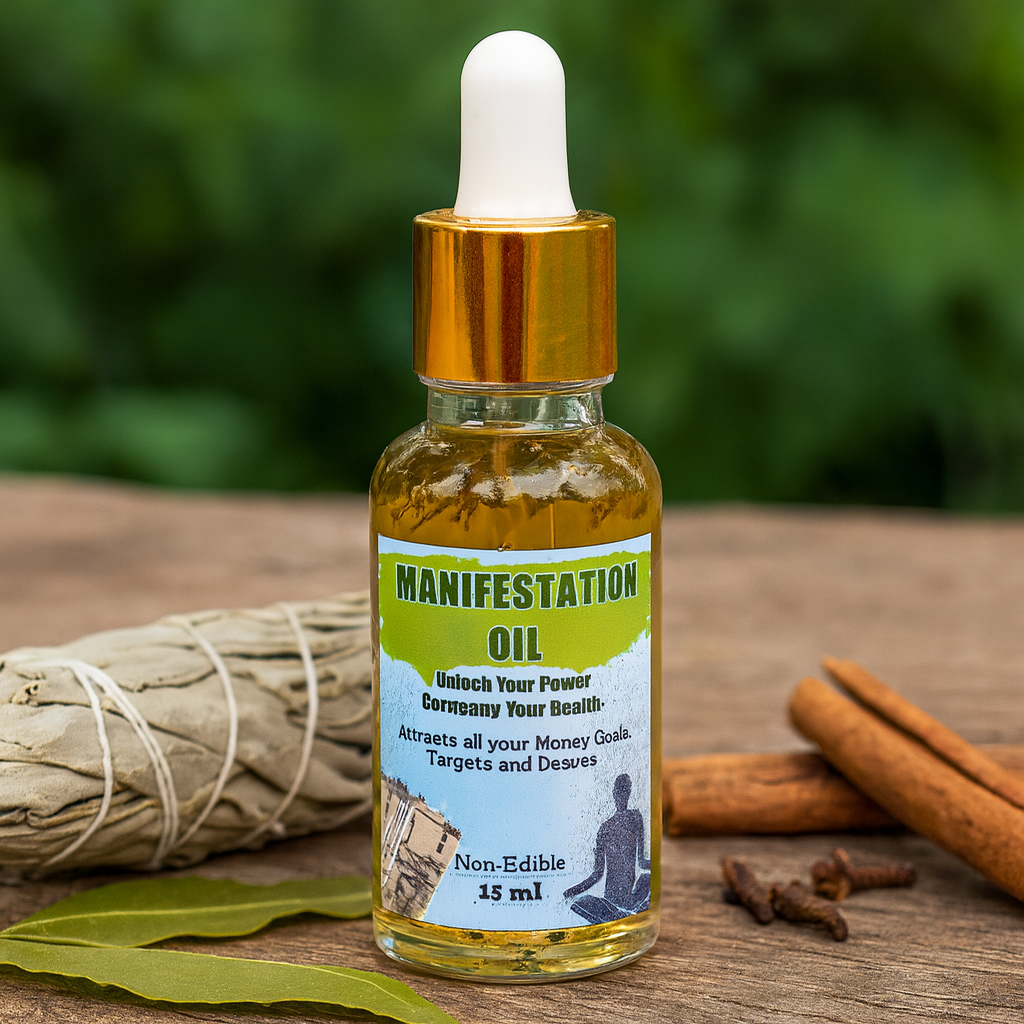 Manifestation Oil, Dropper Manifest your desires with this powerful ritual oil.