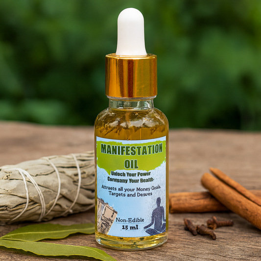 Manifestation Oil, Dropper Manifest your desires with this powerful ritual oil.