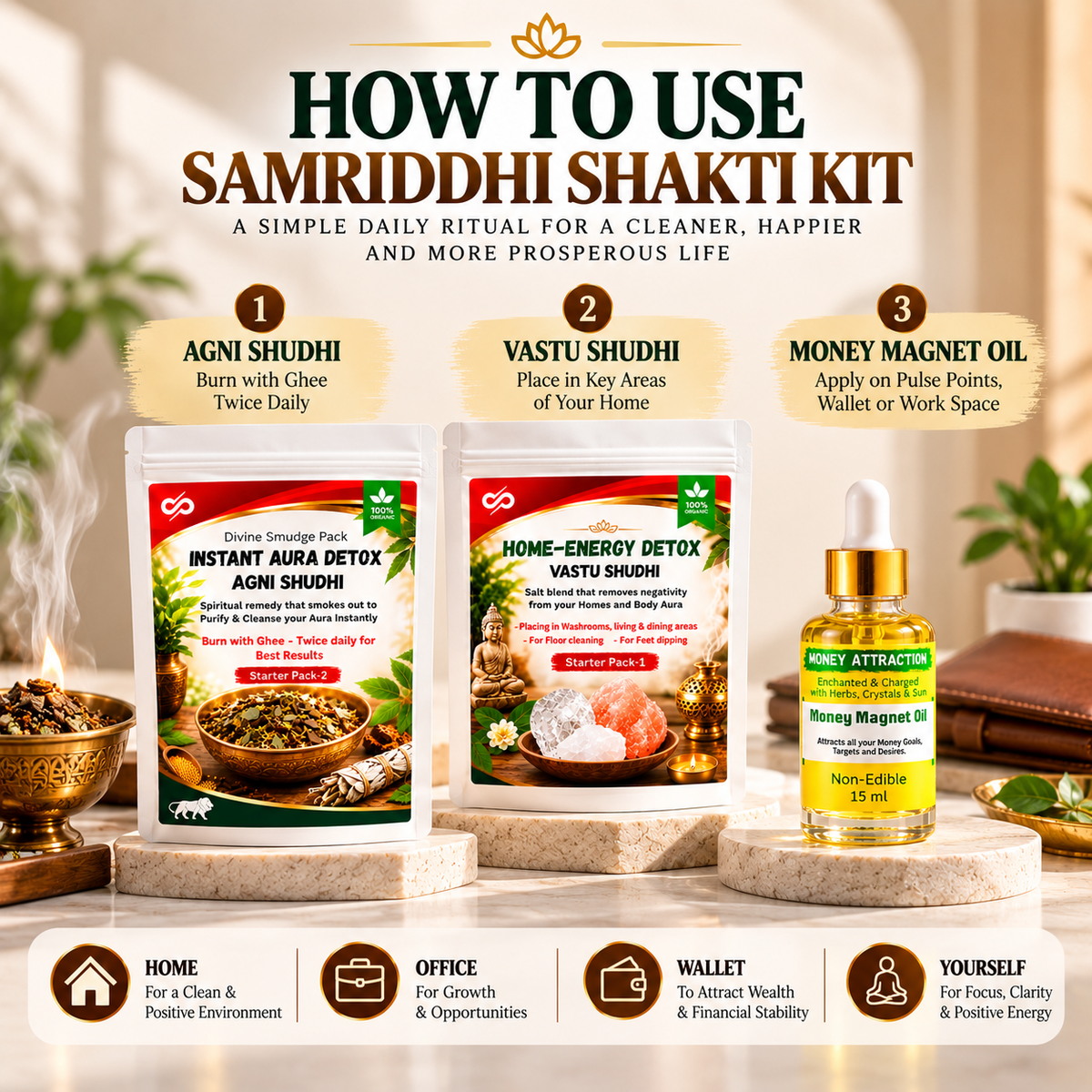 Samriddhi Shakti Kit – A Fresh Start for Your Space & Spirit